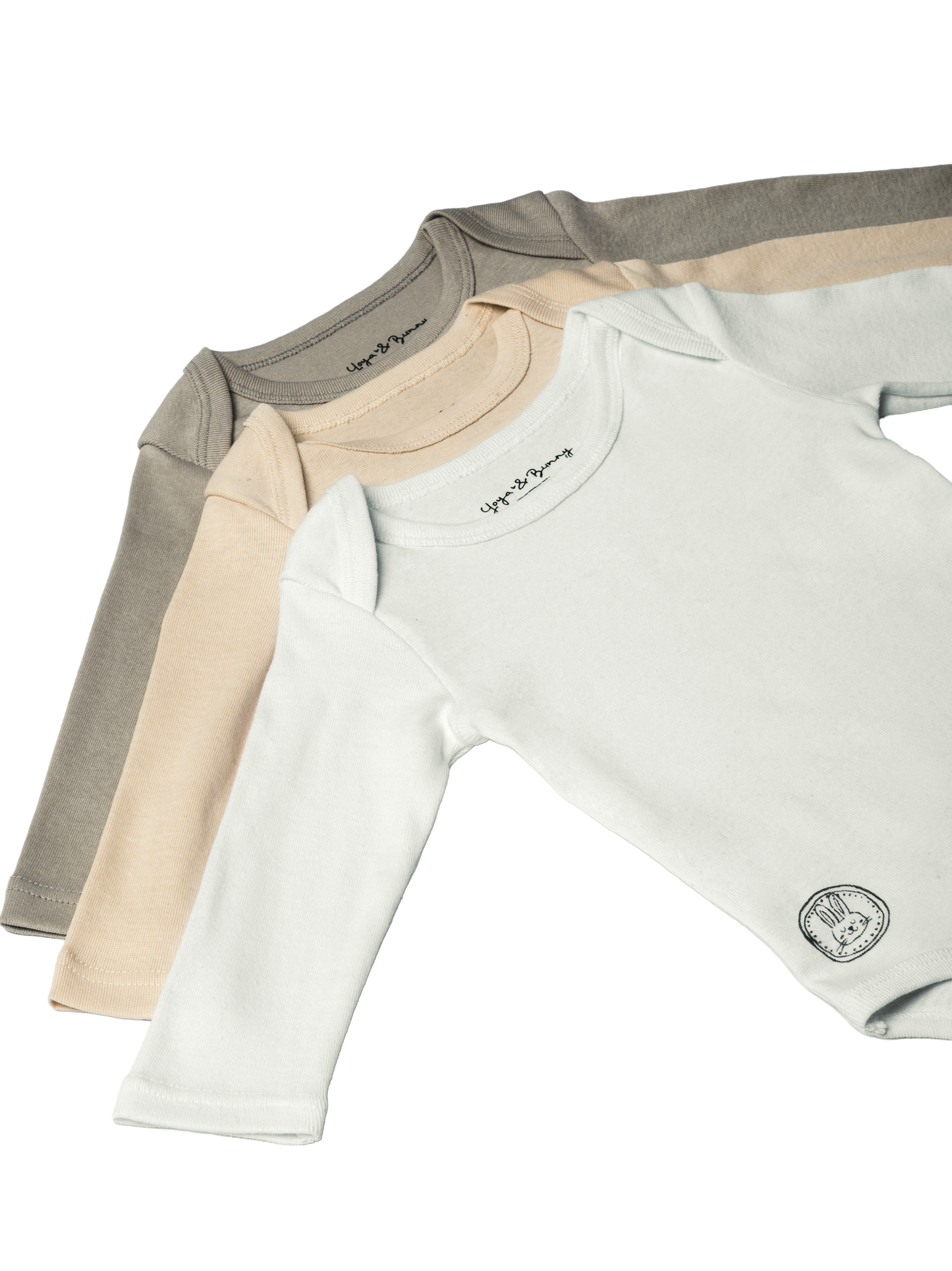 3-Pack Ultra Soft Long Sleeve Bodysuit Multi Color