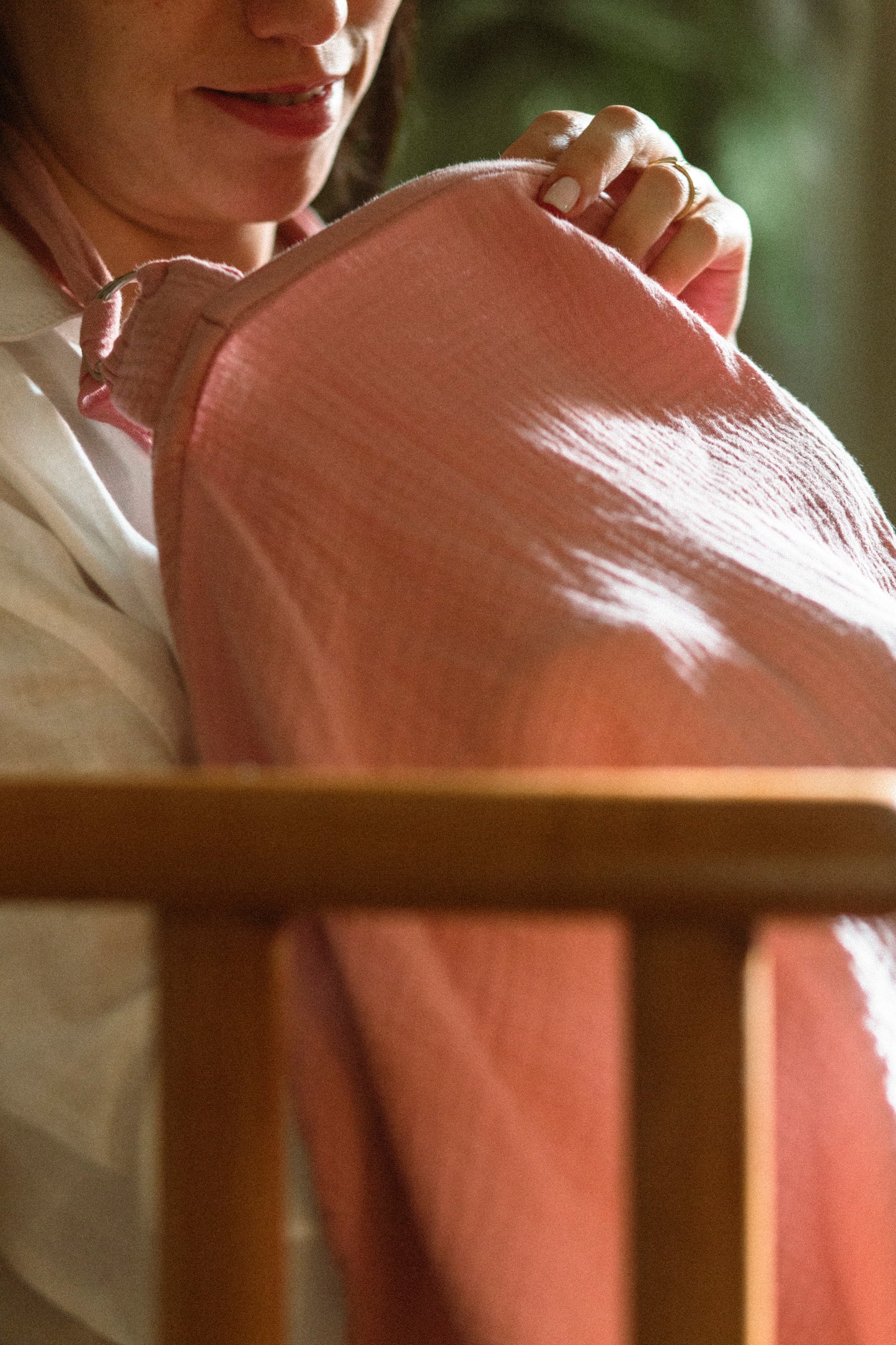 3 In 1 Nursing Cover Blush Pink 120x100 CM