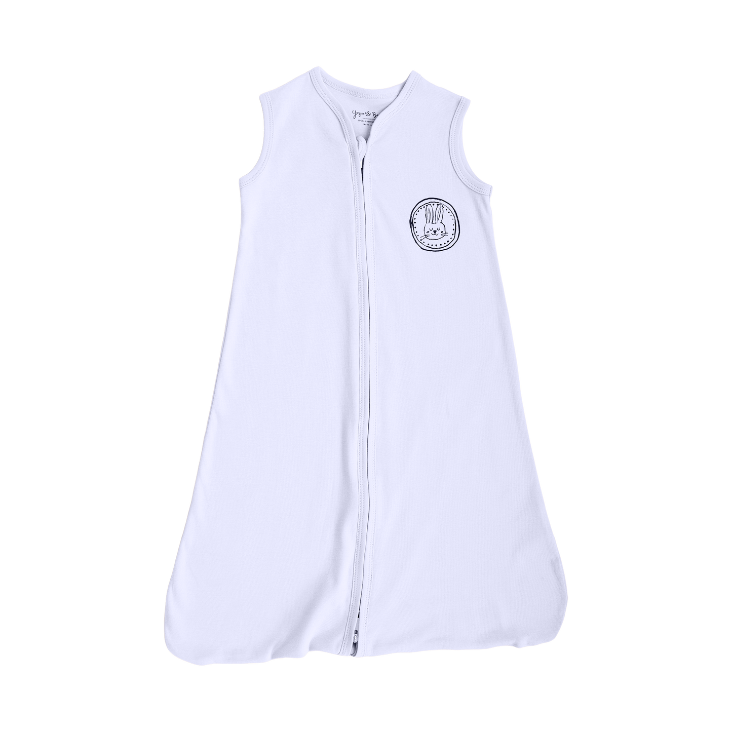 Bunny Sleeping Bag in Seafoam White- 6-12 Months