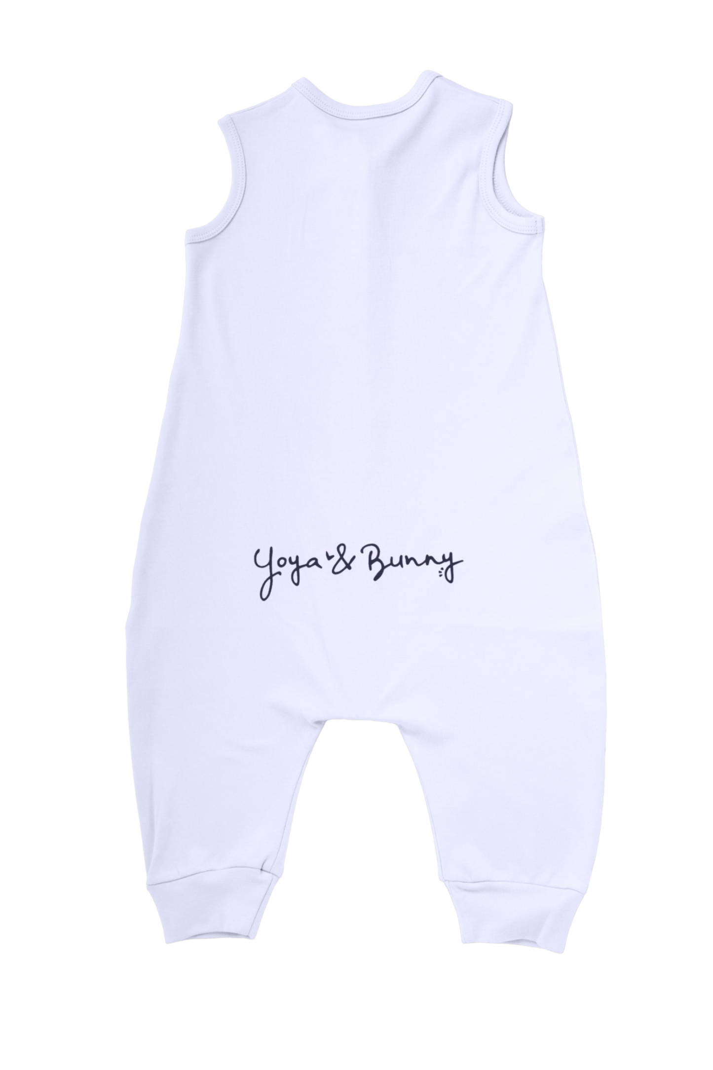 Bunny Sleep Suit with legs in Seafoam White - Ages 1-2