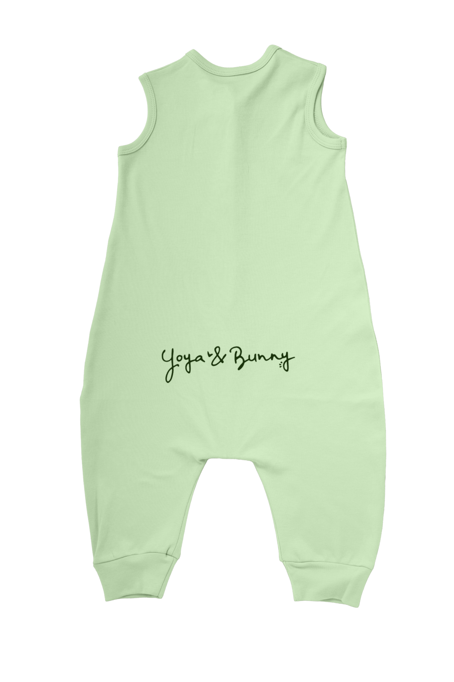 Bunny Sleep Suit with legs in Mint Green- Ages 1-2