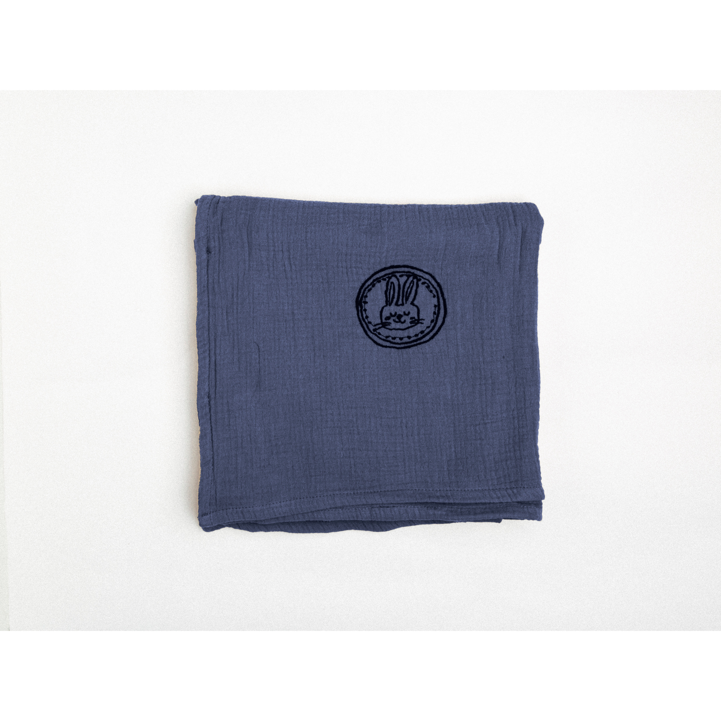 Soft Baby Blanket Rock Blue 120x120 CM