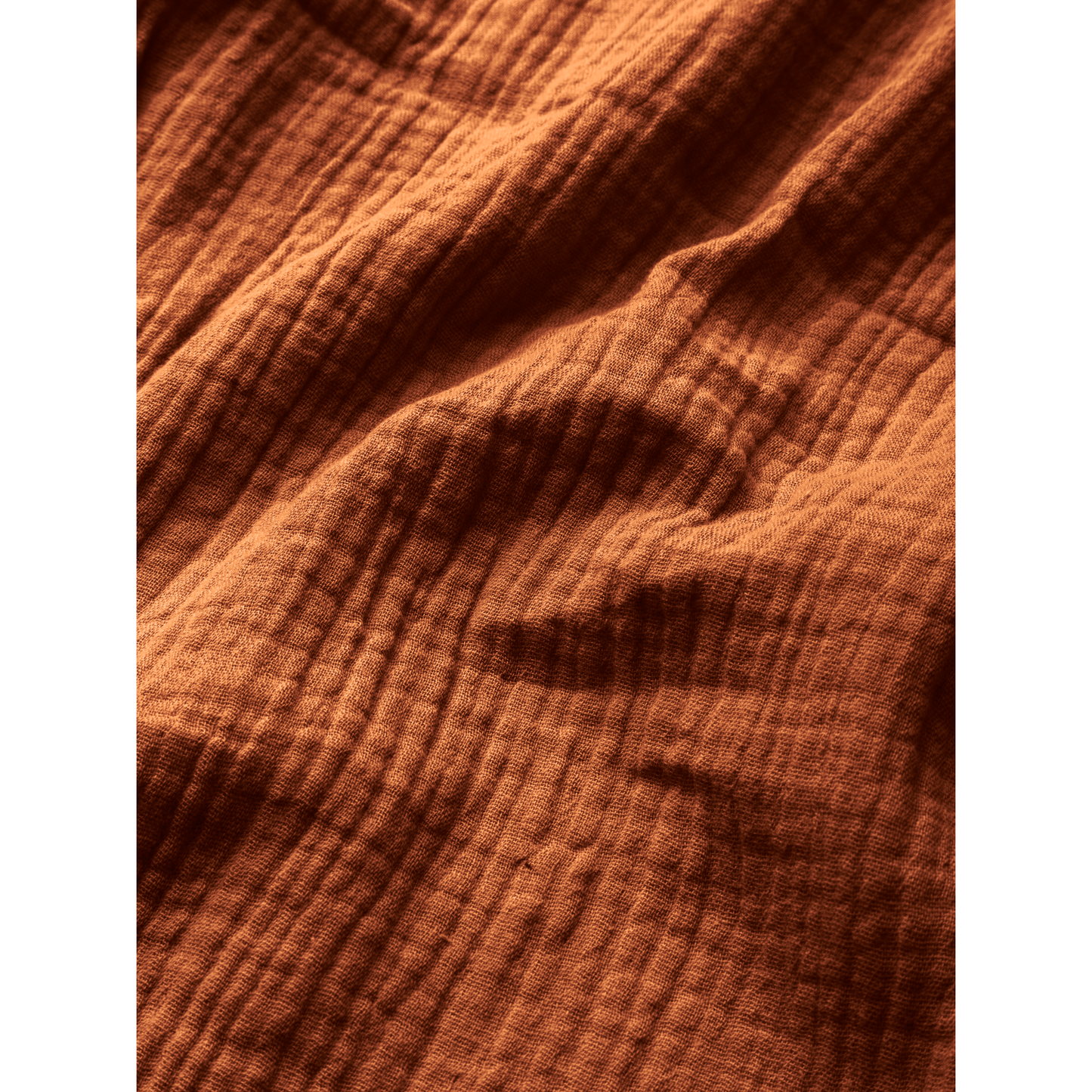 Soft Baby Blanket Burnt Orange 120x120 CM