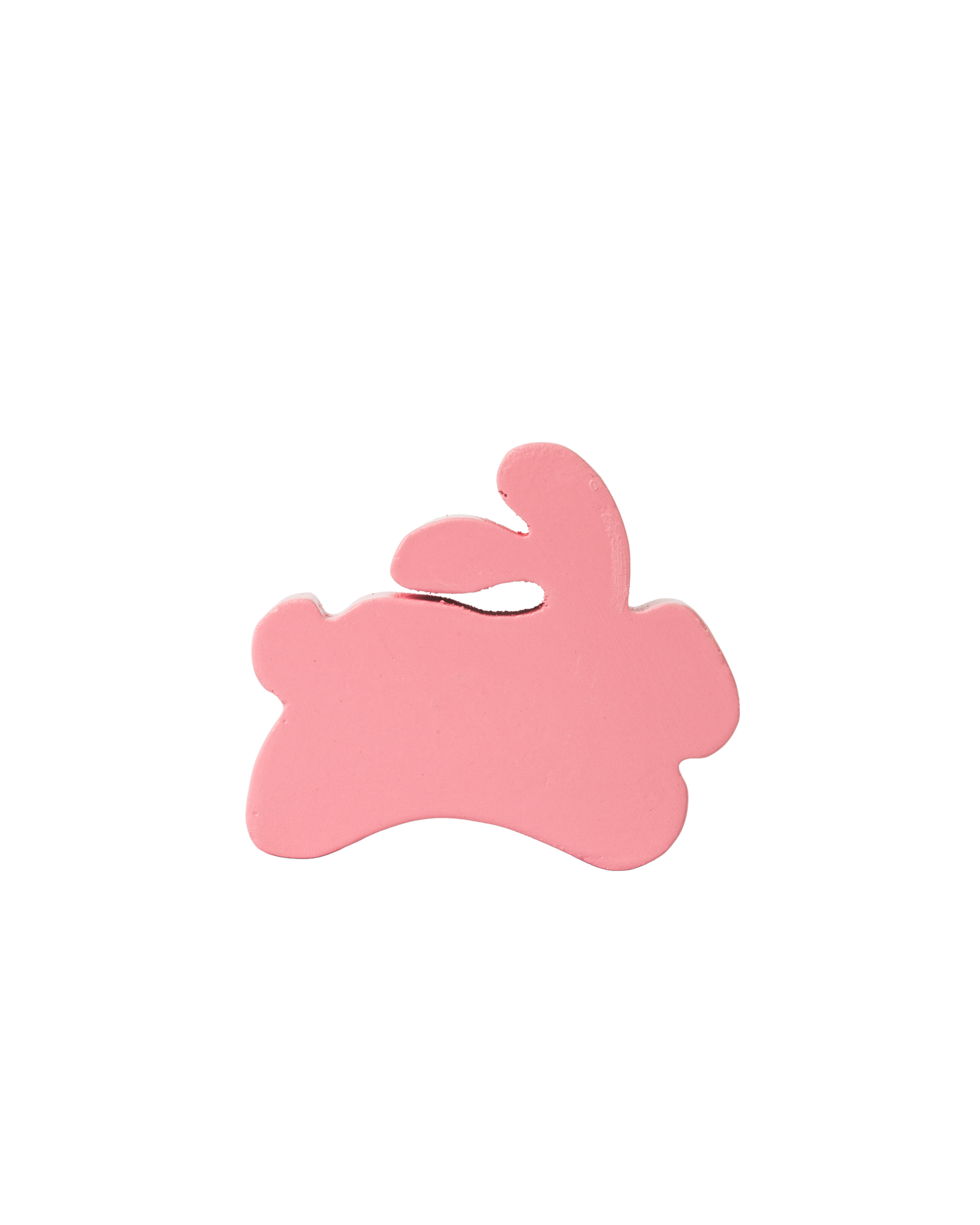 5 Piece Wooden Mini Bunnies Toy Pink