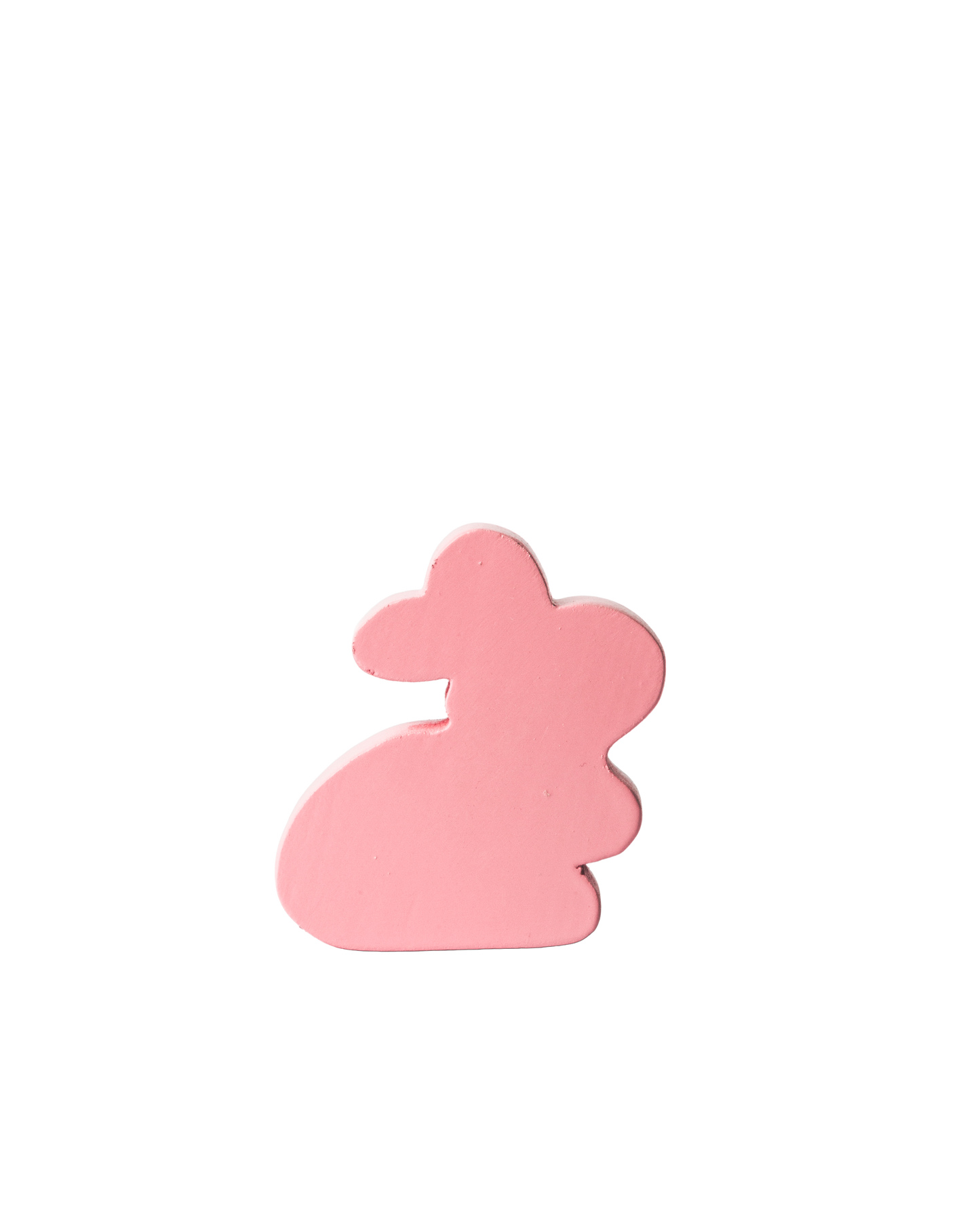 5 Piece Wooden Mini Bunnies Toy Pink