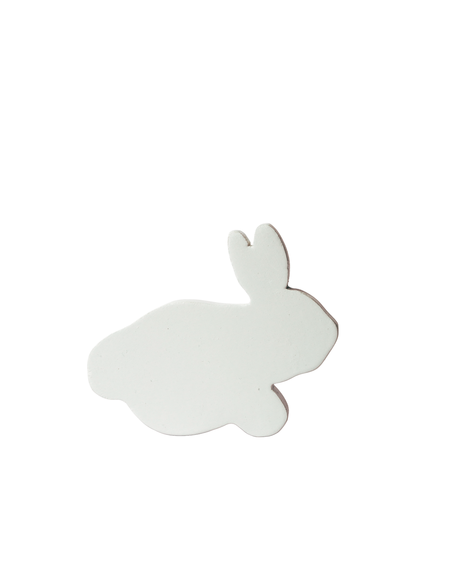 5 Piece Wooden Mini Bunnies Toy White