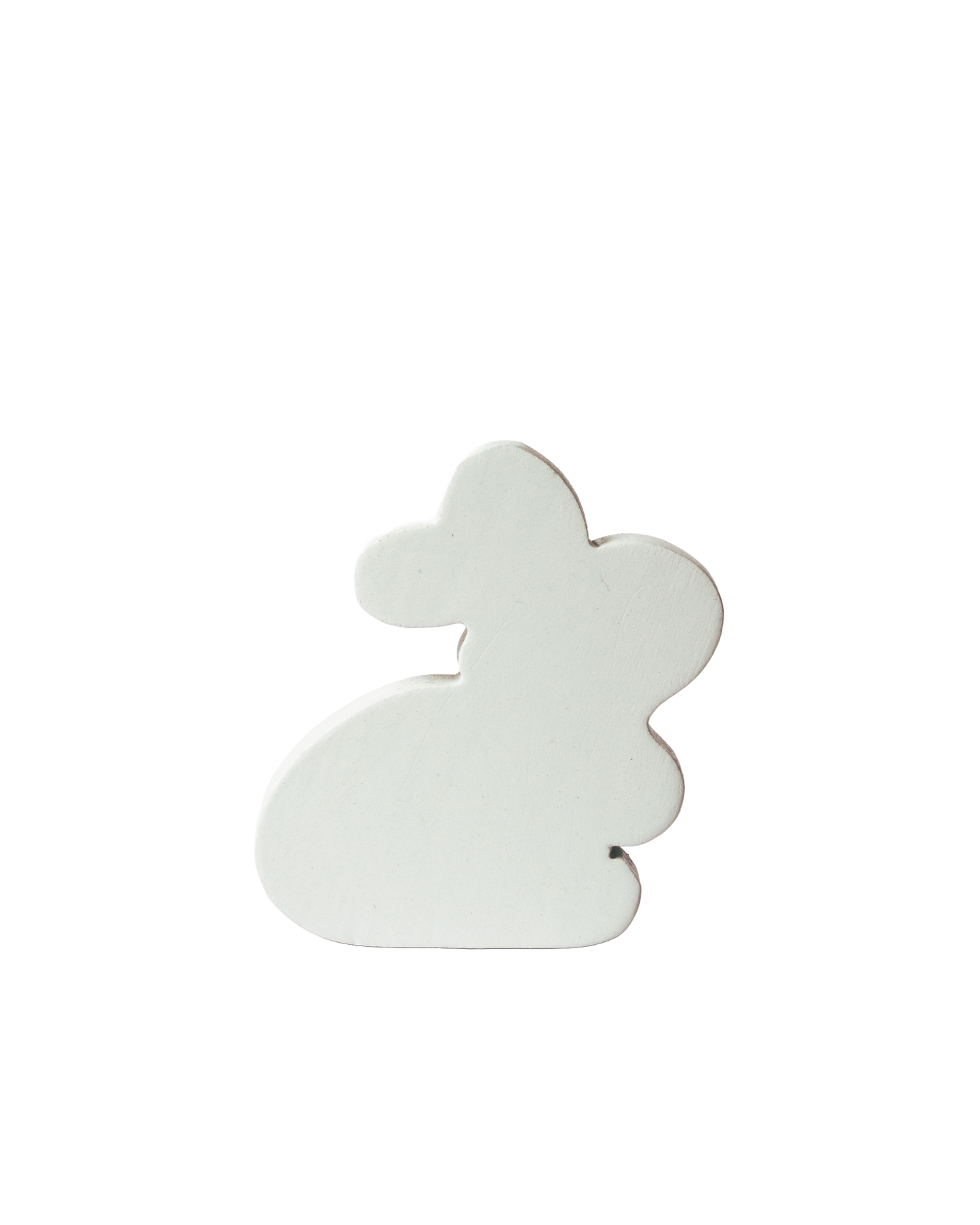 5 Piece Wooden Mini Bunnies Toy White