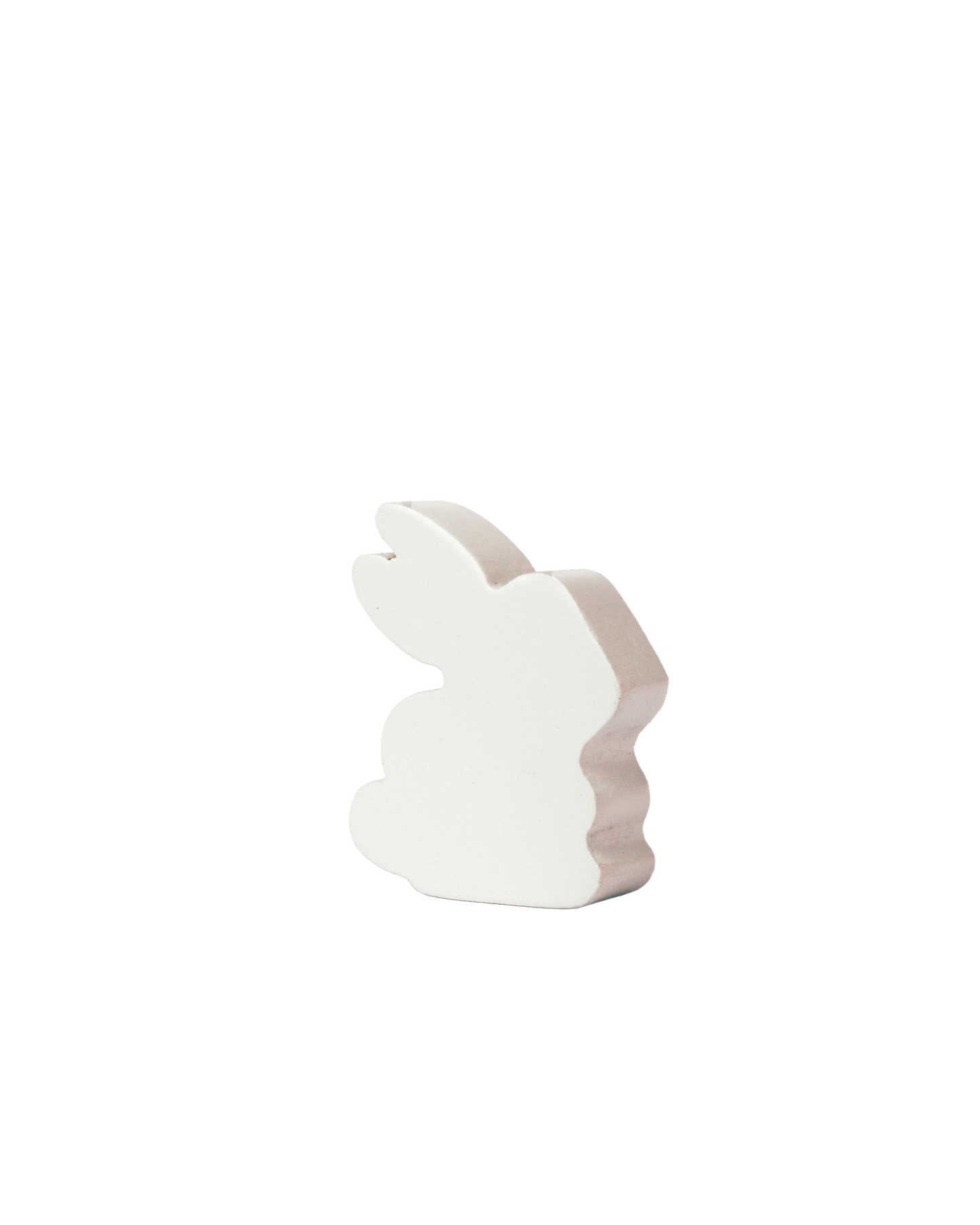 5 Piece Wooden Mini Bunnies Toy White