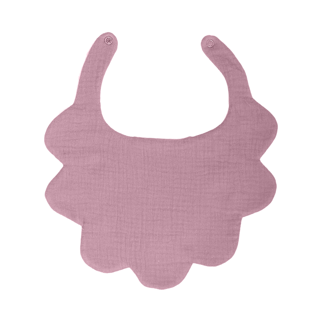 مريلة مزدوجة الطبقات باللون الأرجواني