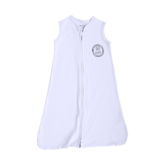 Bunny Sleeping Bag in Seafoam White- 6-12 Months