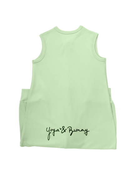 Bunny Sleeping Bag in Mint Green- 6-12 Months