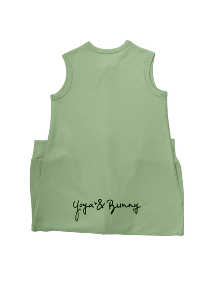 Bunny Sleeping Bag in Olive Green- 6-12 Months