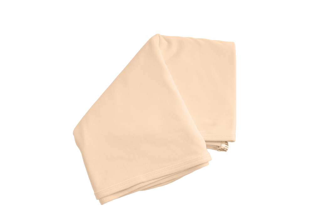 بطانية قطنية بتصميم أحلام باللون الأبيض البحري، مقاس 80 × 77 سم