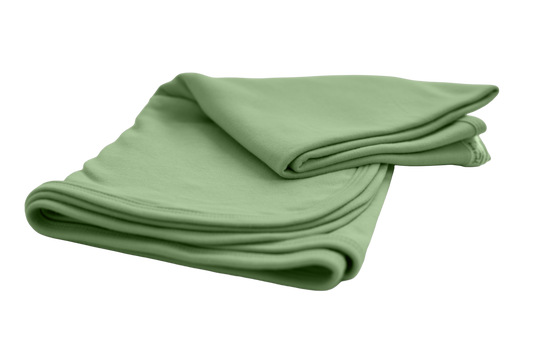 Cotton Dream Blanket in Olive Green 80x77 CM