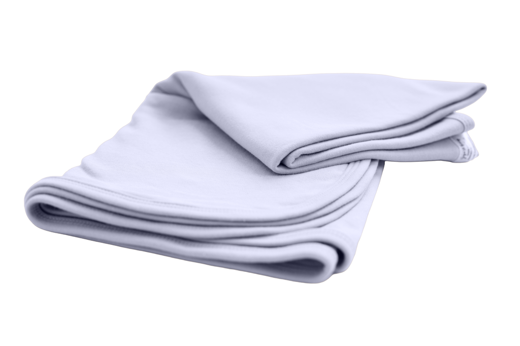 بطانية قطنية بتصميم أحلام باللون الأبيض البحري، مقاس 80 × 77 سم