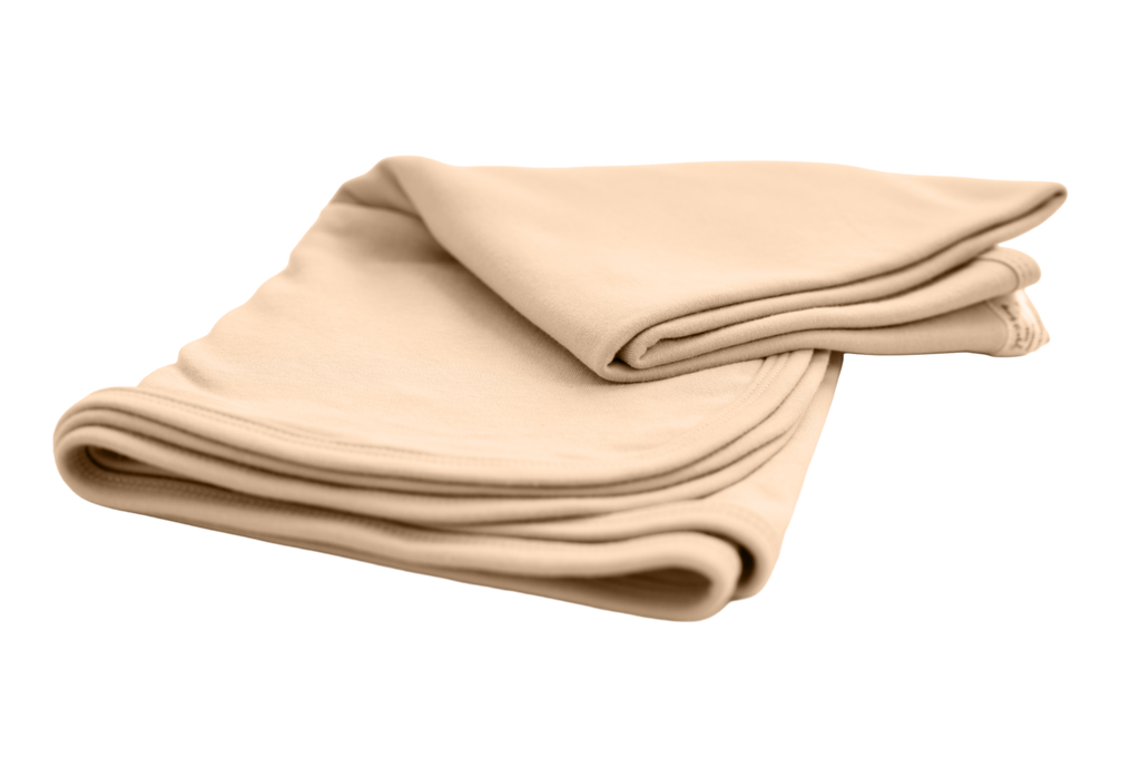 بطانية قطنية بتصميم أحلام باللون الأبيض البحري، مقاس 80 × 77 سم