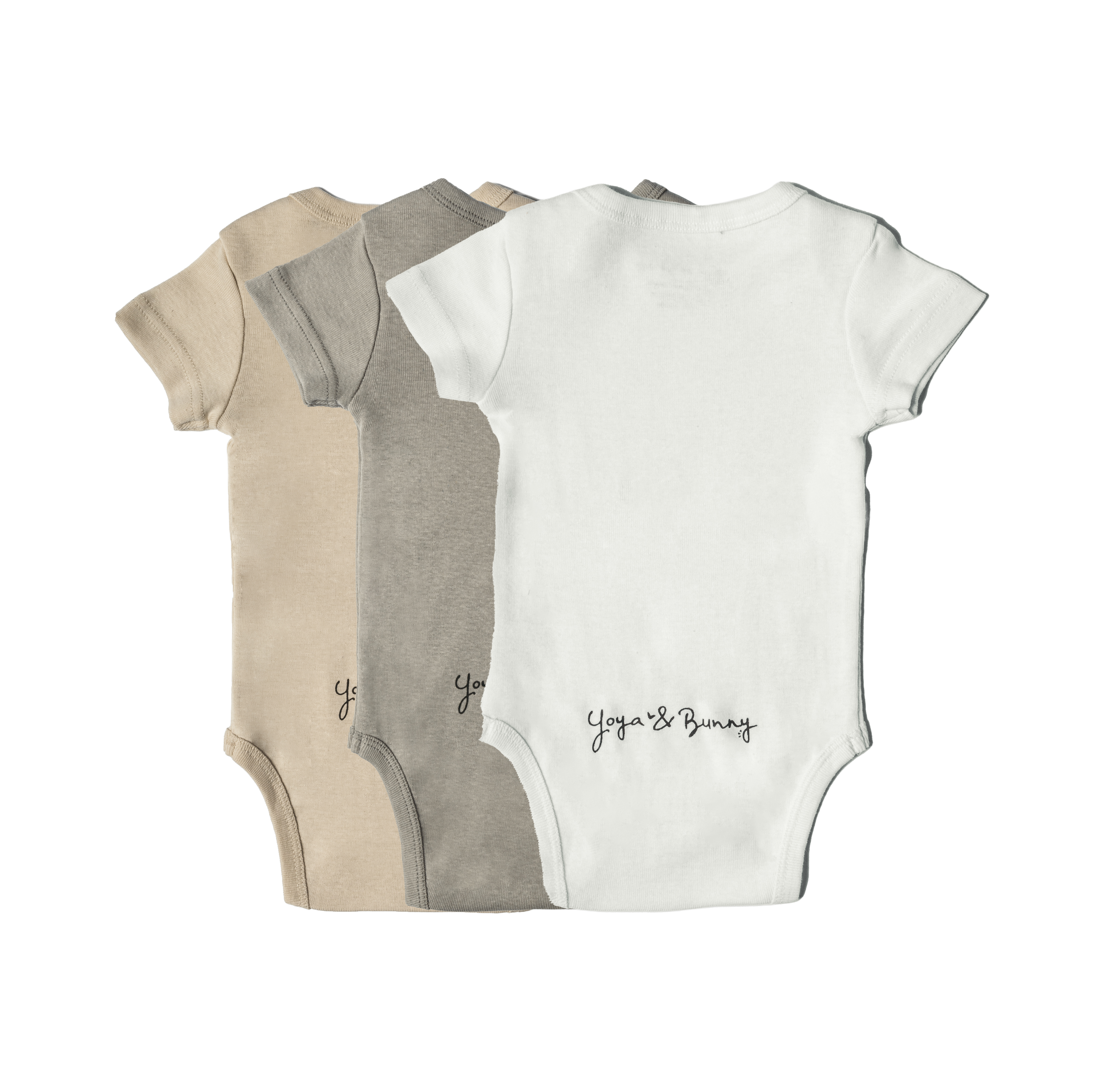 3-Pack Ultra Soft Half Sleeve Bodysuit Multi Color