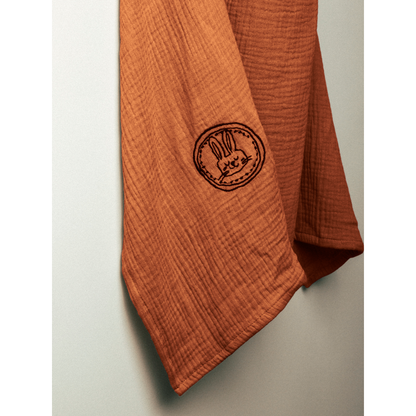 3 In 1 Nursing Cover Burnt Orange 120x100 CM