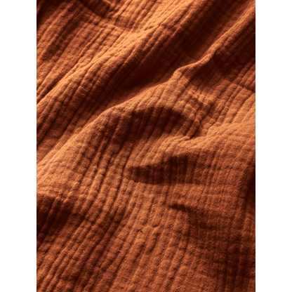 Soft Baby Blanket Burnt Orange 120x120 CM