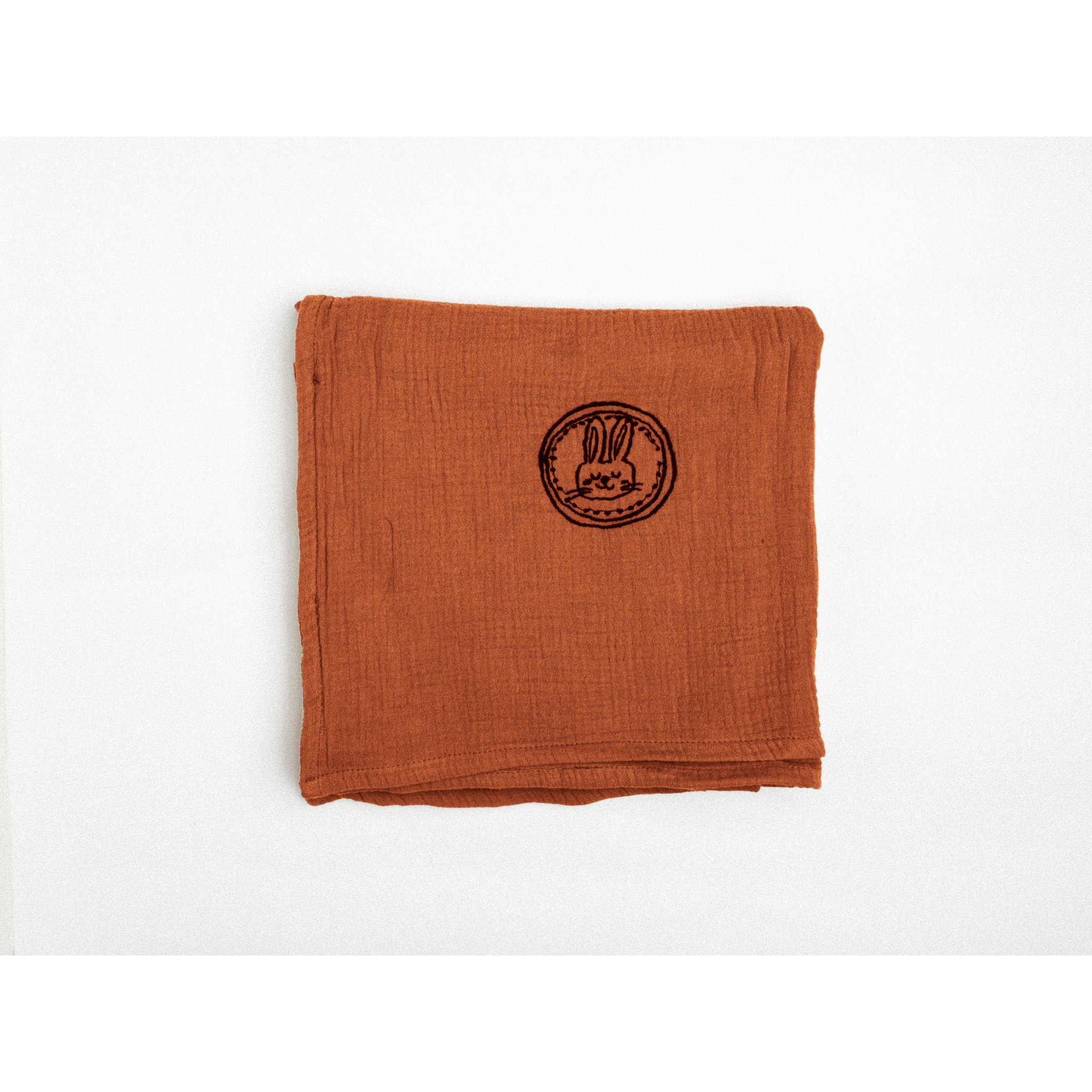 بطانية أطفال ناعمة بلون بني فاتح 120×120 سم