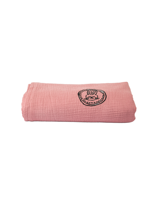 Soft Baby Blanket Blush Pink 120x120 CM