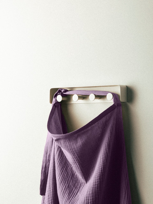 3 In 1 Nursing Cover Purple 120x100 CM