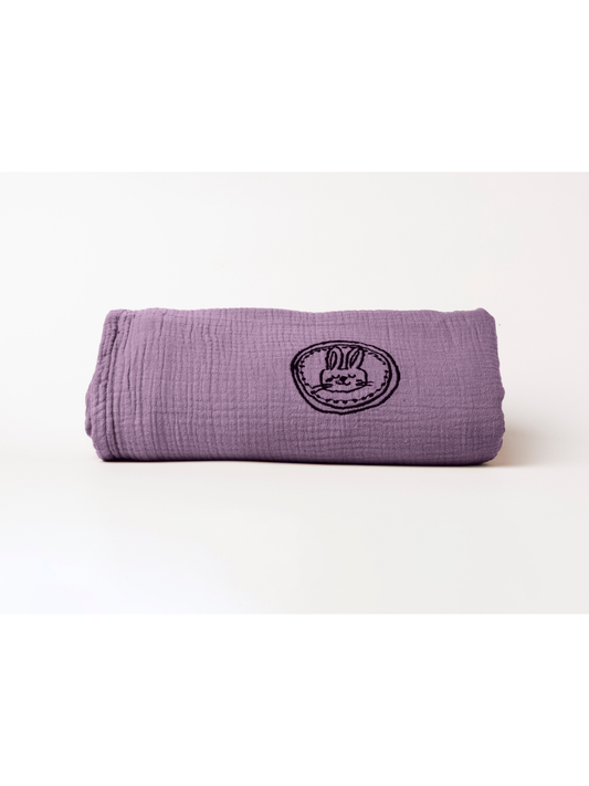 Soft Baby Blanket Purple 120x120 CM