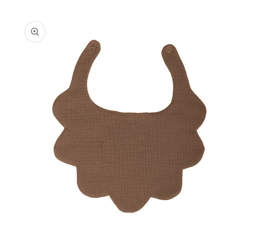 Dual layer Bib Ash Brown