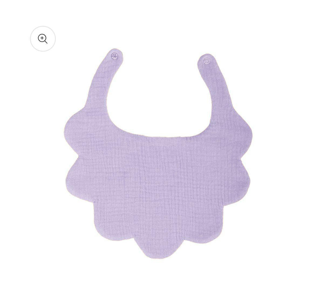 مريلة مزدوجة الطبقات باللون الأرجواني