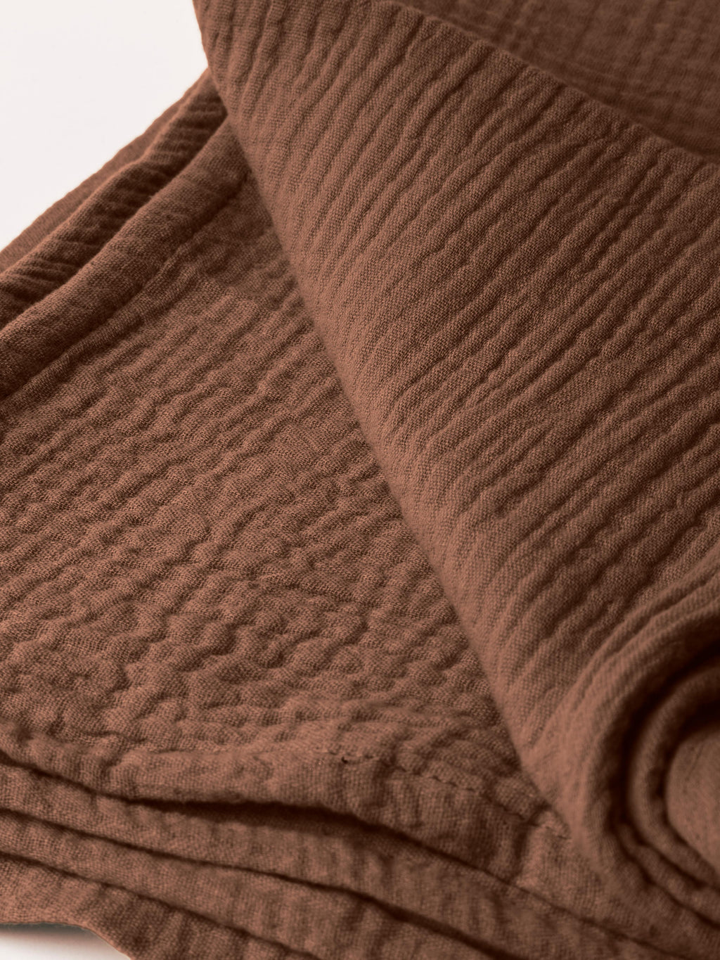 بطانية أطفال ناعمة بلون بني فاتح 120×120 سم