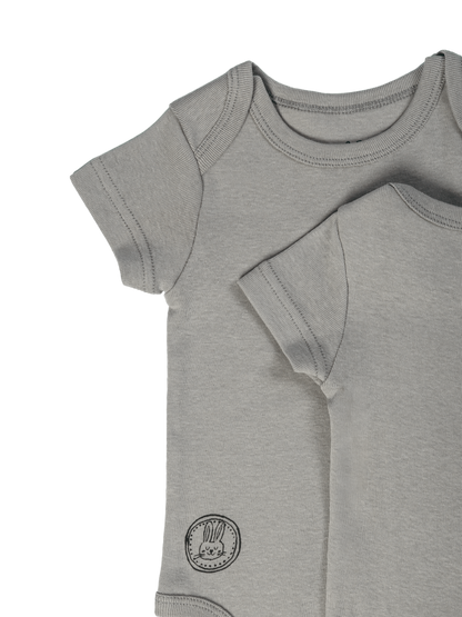 2-Pack Ultra Soft Half Sleeve Bodysuit
