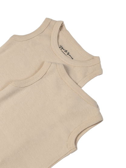 2-Pack Ultra Soft Sleeveless Bodysuit