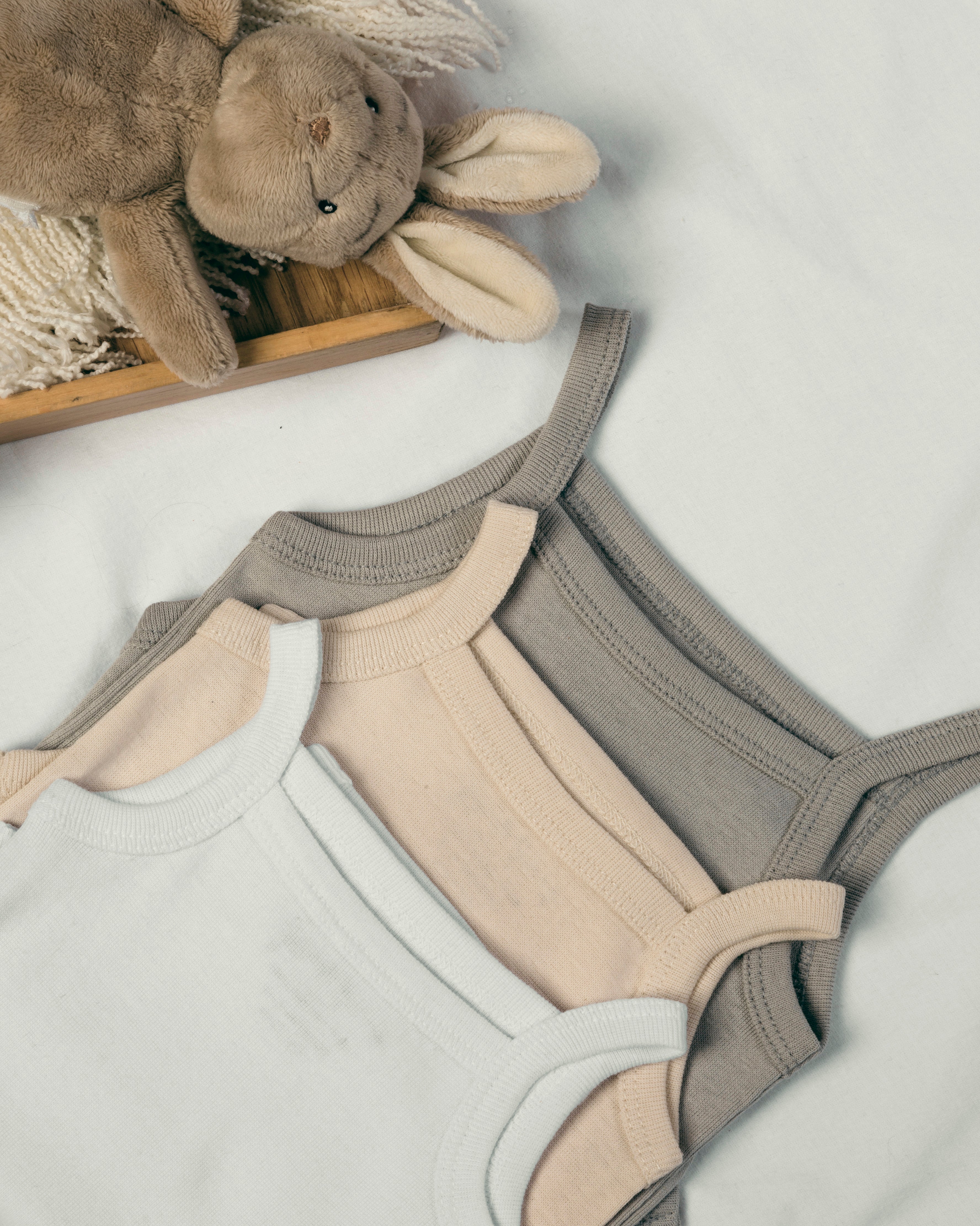 3-Pack Ultra Soft Tank Bodysuit Multi Color