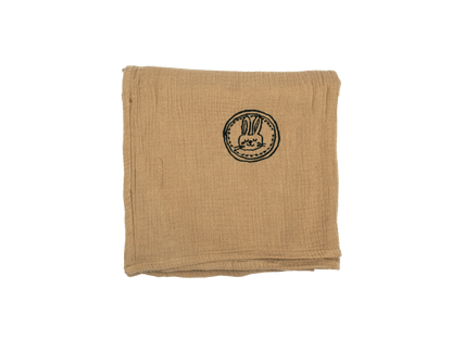 Soft Baby Blanket Beige Olive 120x120 CM