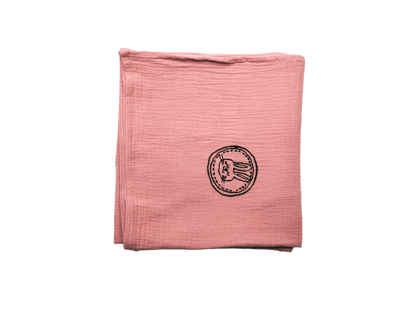 Soft Baby Blanket Blush Pink 120x120 CM