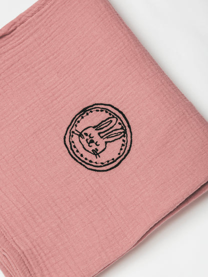 Soft Baby Blanket Blush Pink 120x120 CM