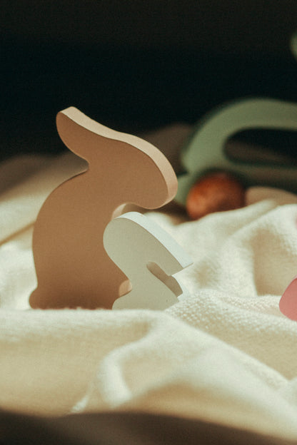 Wooden Mommy and Me Bunny Toy