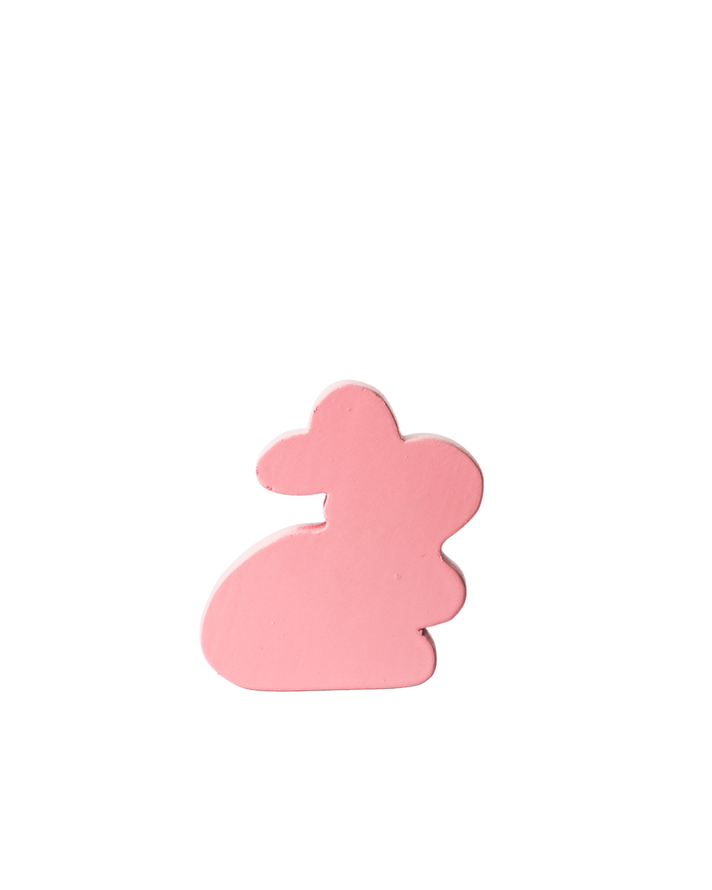 5 Piece Wooden Mini Bunnies Toy Pink