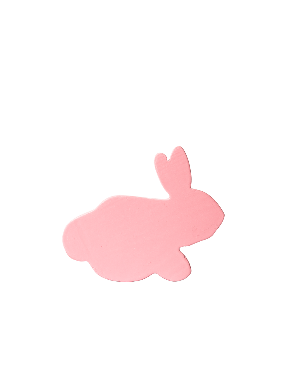 5 Piece Wooden Mini Bunnies Toy Pink