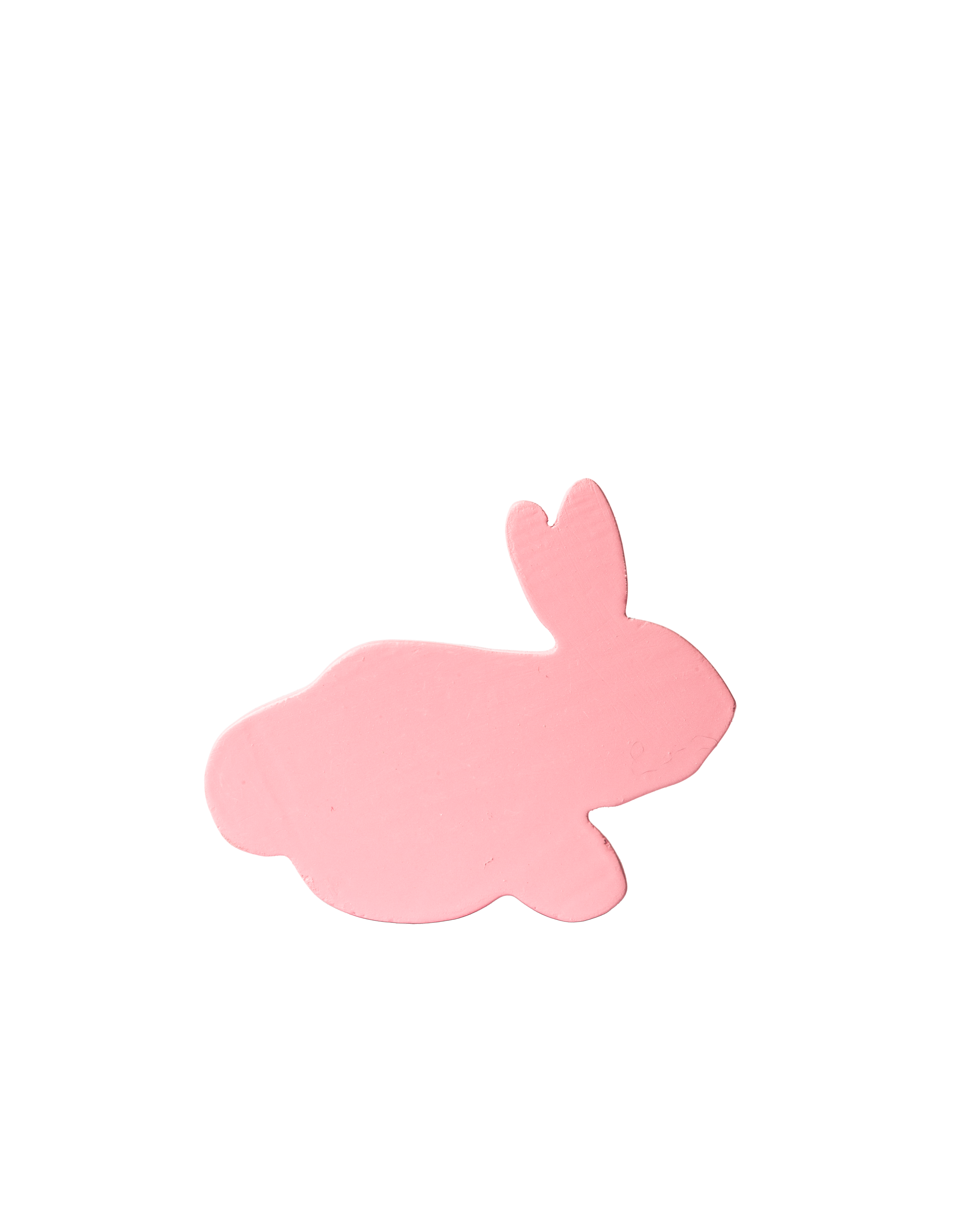 5 Piece Wooden Mini Bunnies Toy Pink