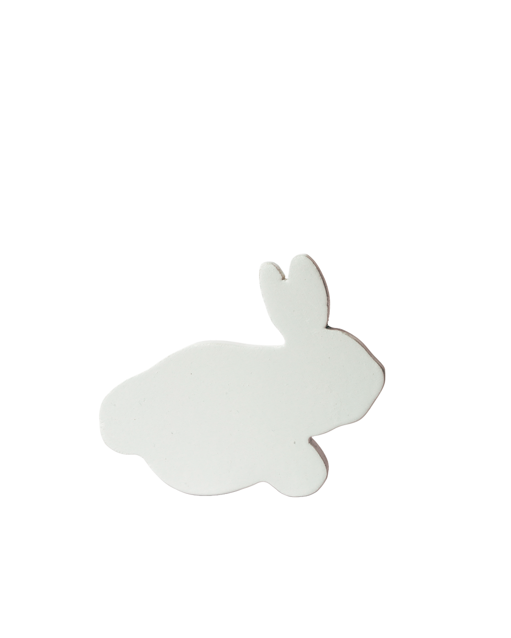 5 Piece Wooden Mini Bunnies Toy White