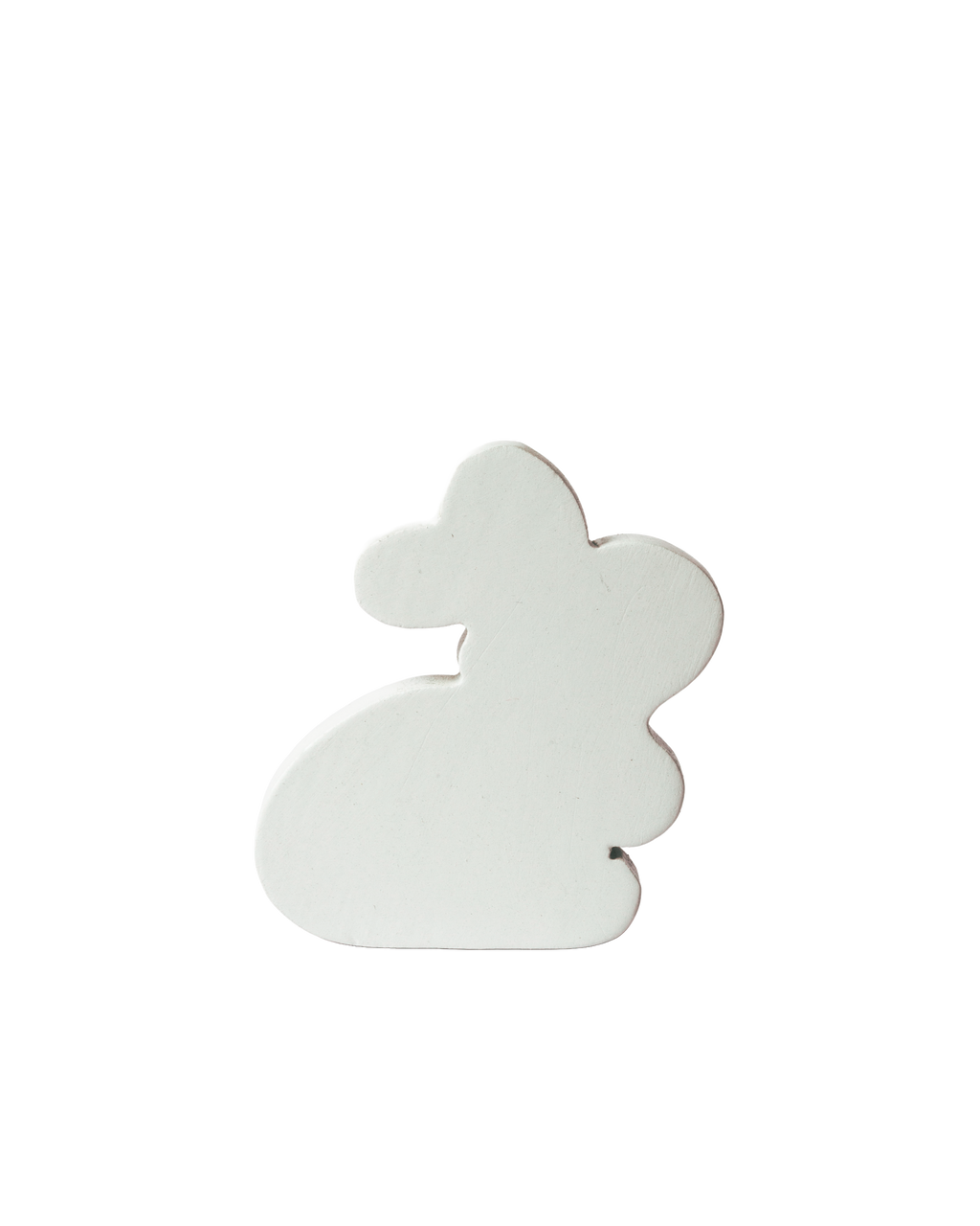 5 Piece Wooden Mini Bunnies Toy White