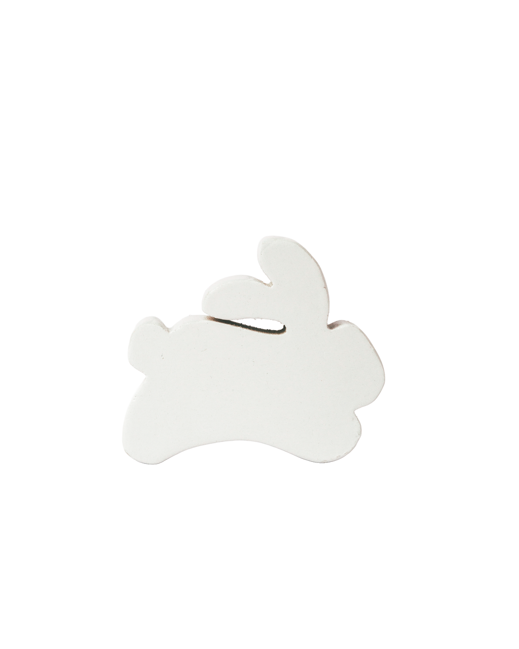 5 Piece Wooden Mini Bunnies Toy White