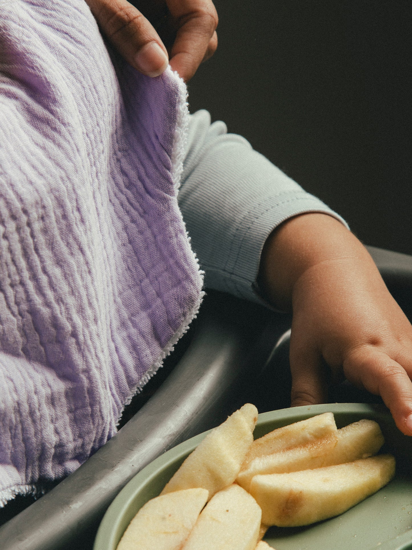 Dual layer Bib Pastel Purple