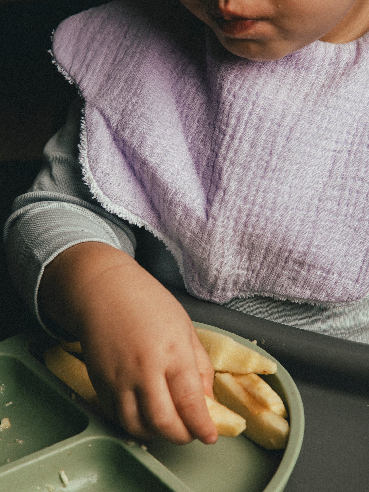 Dual layer Bib Pastel Purple