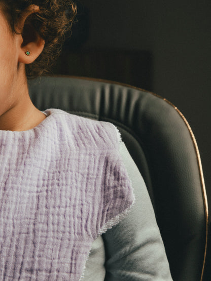 Dual layer Bib Pastel Purple