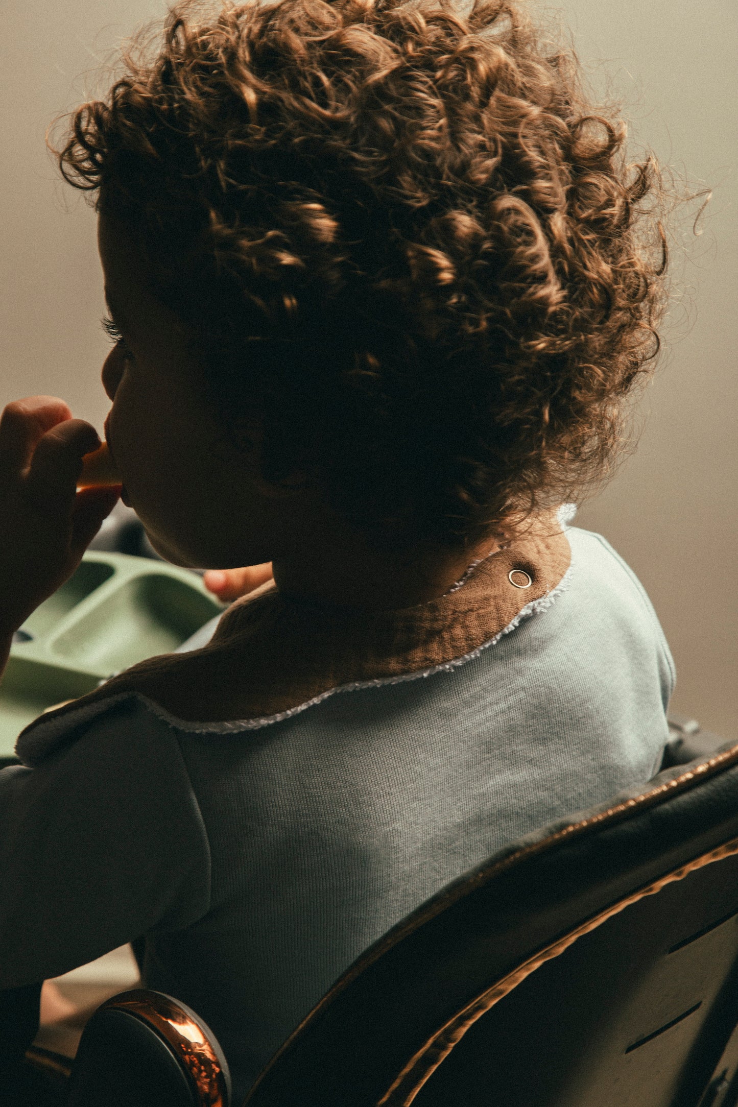 Dual layer Bib Ash Brown