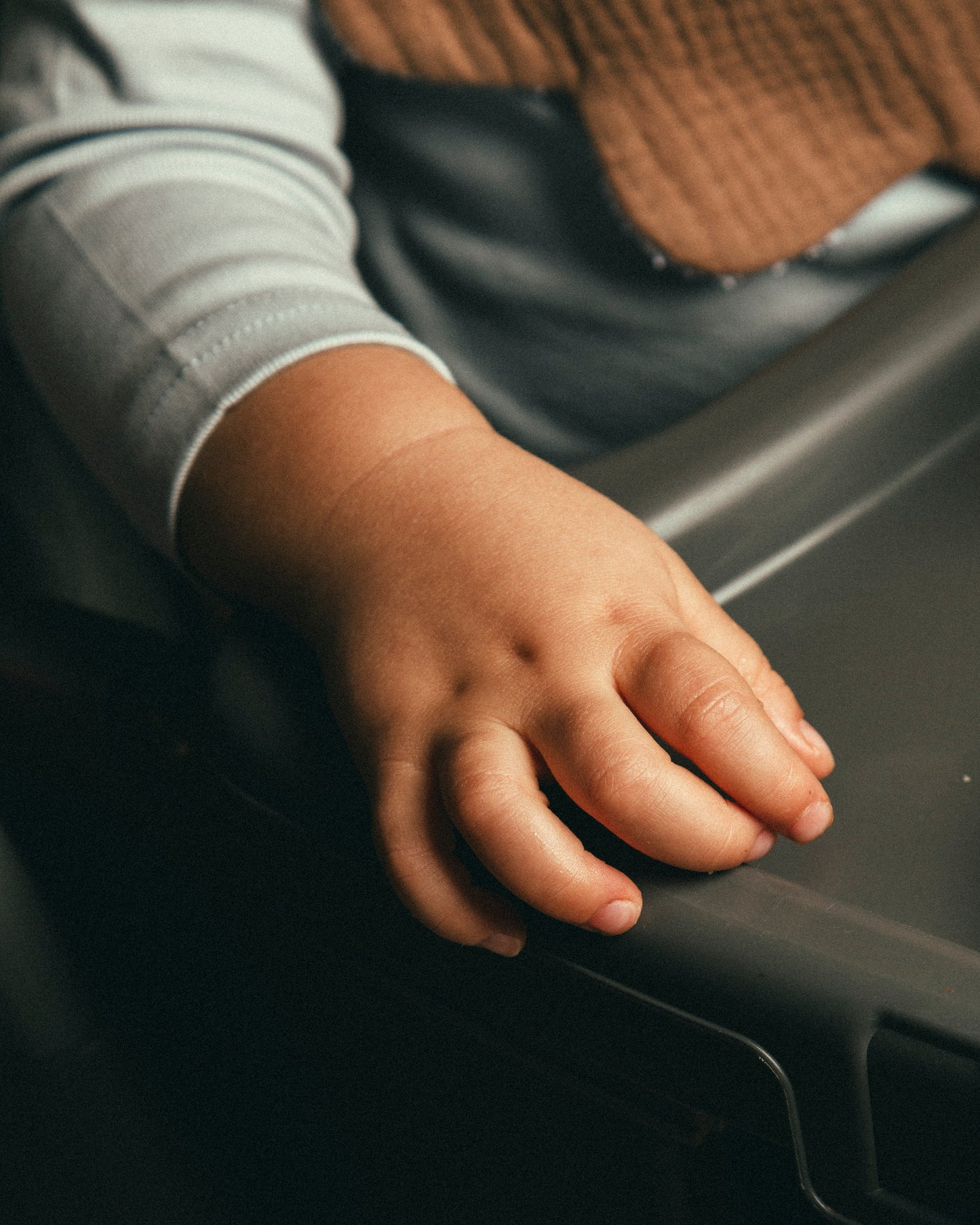 Dual layer Bib Ash Brown