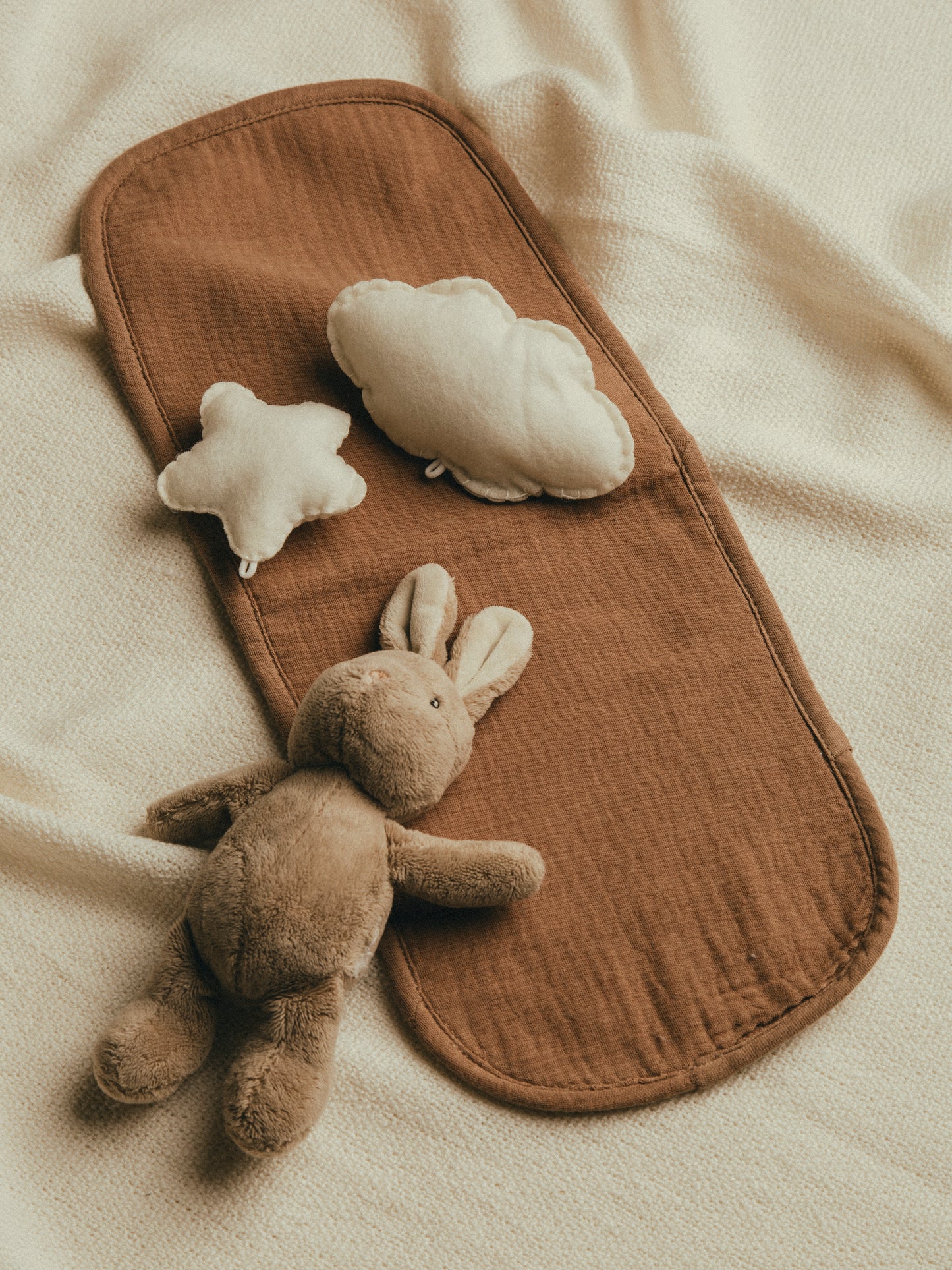 Dual Layer Burp Cloth Choco Brown - Soft, Absorbent, Perfect for Drool and Spit-Up Protection (Sold per Piece)