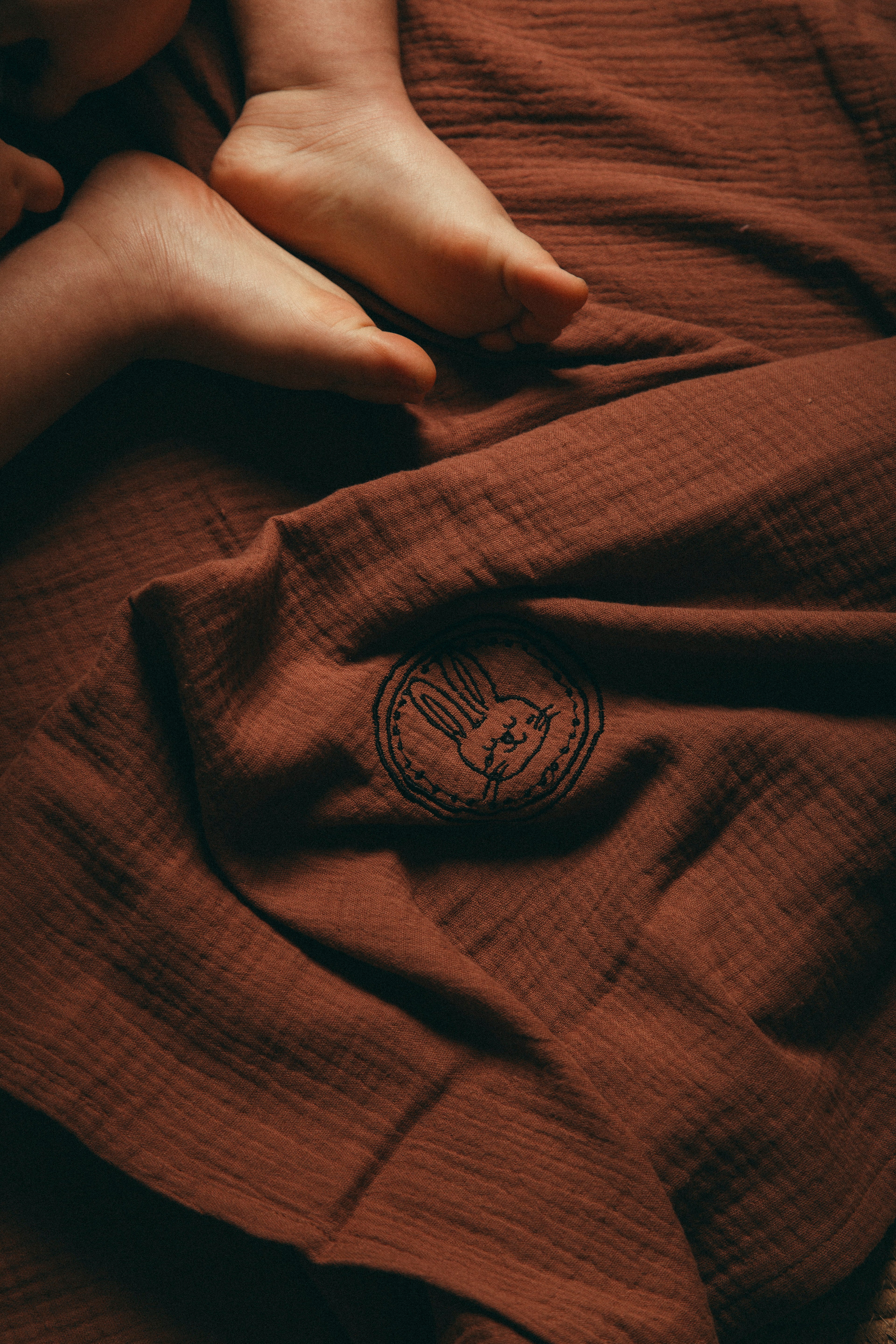 Soft Baby Blanket Choco Brown 120x120 CM Main image